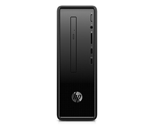 HP Slimline (290-a0005ng) Desktop PC (AMD A9-9425, 8GB DDR4 RAM, 256GB SSD, AMD Radeon R5, Windows 10) schwarz