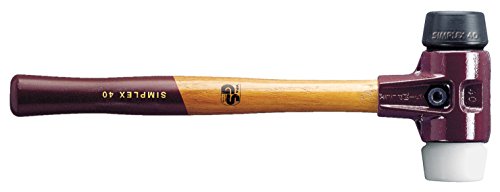 SIMPLEX-Schonhämmer, mit Stahlgussgehäuse und hochwertigen Holzstiel | Ø=60 mm | 3027.060