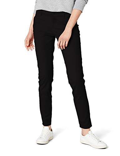 ONLY Damen Chino Hose onlPARIS LOW SKINNY CHINO PANTS PNT NOOS, Schwarz (Black), W34/L32