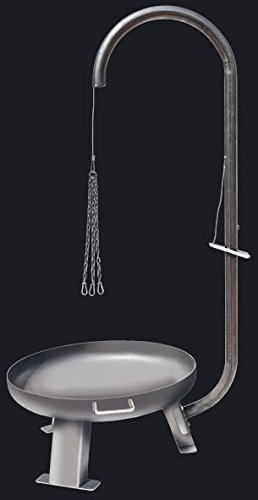 Grillgalgen Eisen für Feuerschale Eisen 55-75cm