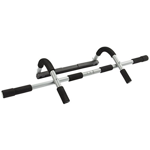 Ultrasport Multifunktions-Türreck, Klimmzugstange mit Softgrip / Oberkörpertrainer ohne Bohren nutzbar an der Tür oder auf dem Boden – für Fitness und Muskelaufbau / bis 80 kg belastbar