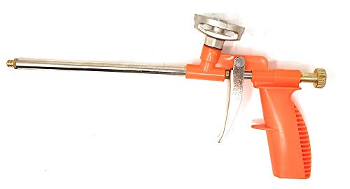 DWT-Germany 100044 Schaumpistolen Bauschaum PU Abdichtungspistole Metallkörper Schaum PU Bauschaumpistole Metallrohr, aus Kunststoff, mit Kunststoffgriff, Metallhebel
