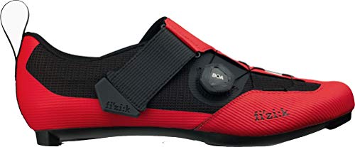 Fizik Transiro Powerstrap R4 Triathlonschuhe schwarz/rot Schuhgröße EU 43 2019 Rad-Schuhe Radsport-Schuhe