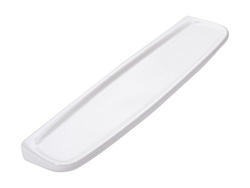 Badablage | 60 cm | Weiß | Ablage | Keramikablage | Duschregal | Wandregal | Badregal | Extra glatte Oberfläche   Mit Überlaufschutz