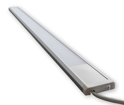 230V LED Licht Leiste 19W ( 120 cm ) inkl. An/Aus Schalter S47 - inkl. Netzstecker
