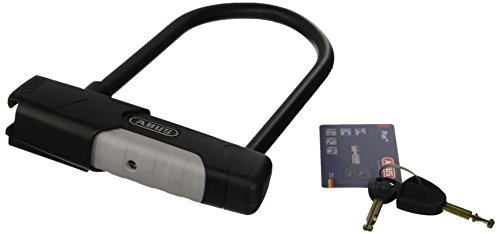ABUS Fahrradschloss 470/230 Granit Plus USH Halter, Schwarz, 11249