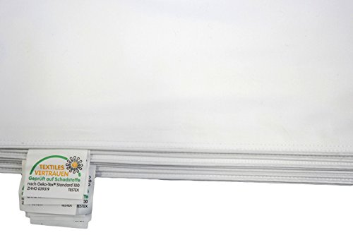 Inlett - Inletts 100% Baumwolle Qualität Kissenhülle Weiß Verschiedene Größe (80x80cm)