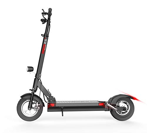 Wizzard Elektro City Scooter 2.5 Plus - 500 W Motor - 100 Km Reichweite - 40 Km/h - Alarmanlage (Schwarz)