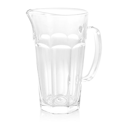 Wenco Glaskanne/Wasserkrug/Pitcher, Füllvolumen: 1 l, Glas, Transparent, Max, 531139