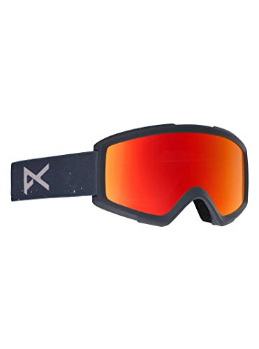 Anon Herren Helix 2.0 with Spare Snowboardbrille Rush/Red Solex