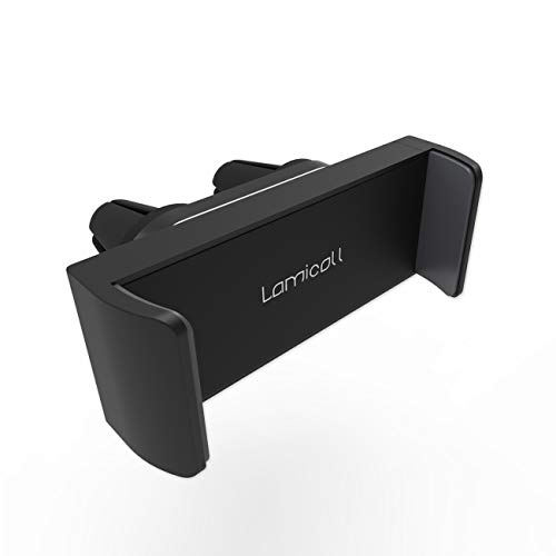 Lamicall Handy Autohalterung, Auto Vent Halterung : Universal 360 Grad Drehung KFZ Lüftung Halter für Phone XS Max, XR, X, 8, 7, 6S, Samsung S9 S8 S7, Huawei, andere Smartphone - Schwarz