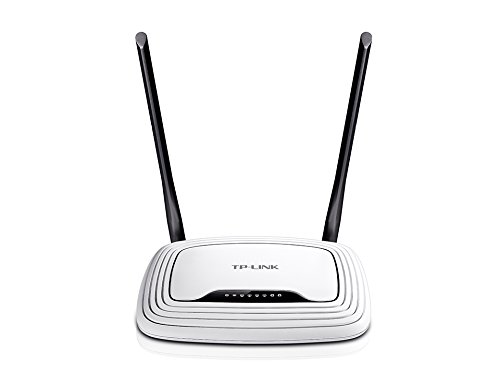 TP-Link TL-WR841N N300 WLAN Router (für Anschluss an Kabel-/DSL-/GlasfaserModem, 300 Mbit/s(2,4GHz), 2 nicht abnehmbare Antennen, IPv6, WPS, Print/Media/FTP Server)