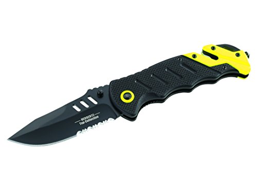Herbertz TOP-Collection Rettungsmesser Schwarz Länge Geöffnet: 21.3cm Messer, Grau, M