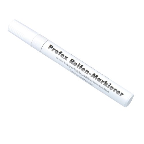 Unitec 84724 Reifenmarkierstift flüssigweiß, wasserfest