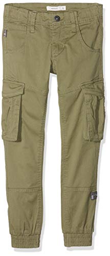 Name IT NOS Jungen Nitbamgo Reg/R TWI Ca Pant M NMT Noos Hose, Grün Deep Lichen Green, (Herstellergröße:152)