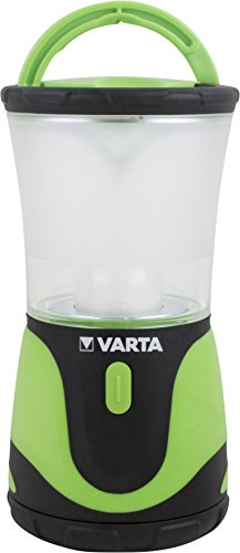 Varta 3 Watt LED Outdoor Sports Lantern 3D Taschenlampe Campingleuchte Laterne Campinglampe Gartenlaterne stufenlos dimmbar (Nachtlichtfunktion geeignet für Camping, Angeln, Outdoor, Stromausfall, Notfall)