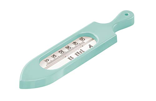 Rotho Babydesign Badethermometer, Ab 0 Monate, Quecksilberfreie Messflüssigkeit, TOP, Swedish Green (Mintgrün), 20057026601