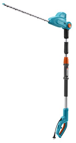 GARDENA Teleskop-Heckenschere THS 500/48: Heckenschere mit 500 W, 3.5 m Reichweite, abwinkelbarer Kopf und Teleskopstiel, 48 cm Messerlänge, ergonomischer Griff und Anschlagschutz, (8883-20)