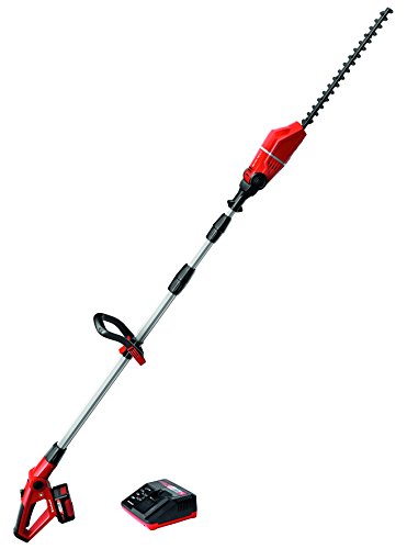 Einhell Akku Hochheckenschere GE-HH 18 Li T Set Power X-Change (Lithium Ionen, 18 V, Teleskop, 400 mm Schnittlänge, 16 mm Zahnabstand)