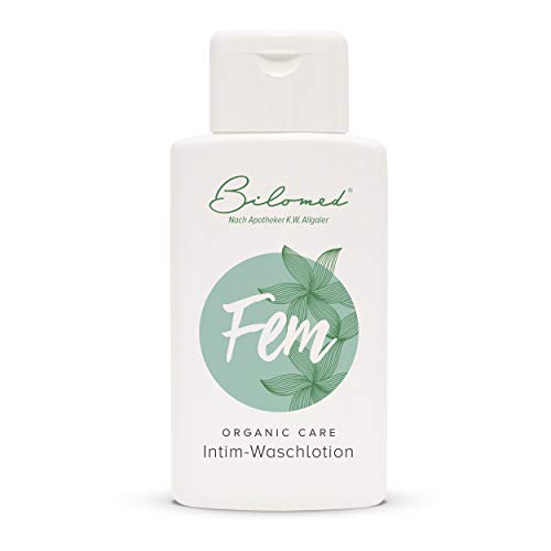 Bilomed Fem: Intimwaschlotion mit Milchsäure. Zur schonenden Reinigung und täglichen Intimbereich Pflege. Bio Intim Waschgel für Frauen & Männer