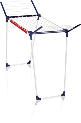 Leifheit Standtrockner Pegasus 150 Solid Slim, standfester
Wäscheständer mit Flügeln auch für lange Kleidungsstücke, besonders
schmaler Flügelwäschetrockner passt auch durch enge Türen