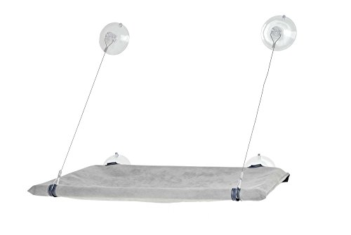 Karlie Katzen Fensterplatz Window Lounger, 51 x 31 x 3,2 cm, grau