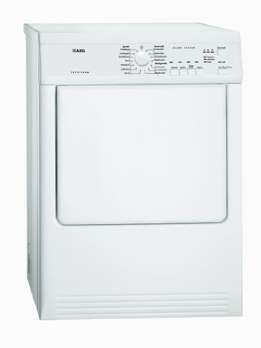 AEG T65170AV Wäschetrockner / Energieklasse C (512 kWh pro Jahr) / 7 kg Trommel mit XXL-Türöffnung / Weiß / effizienter Ablufttrockner mit Knitterschutz / Zeitvorwahl und Wollpflege