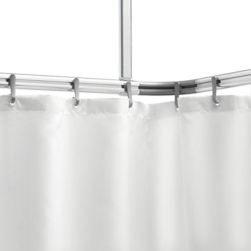 Sealskin Komplett-Set Easy-Roll-Duschvorhangstange, Aluminium, 80 x 1,5 x 2,8 cm, chrom matt