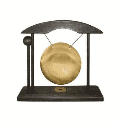 Ping Gong klein schwarz und gold