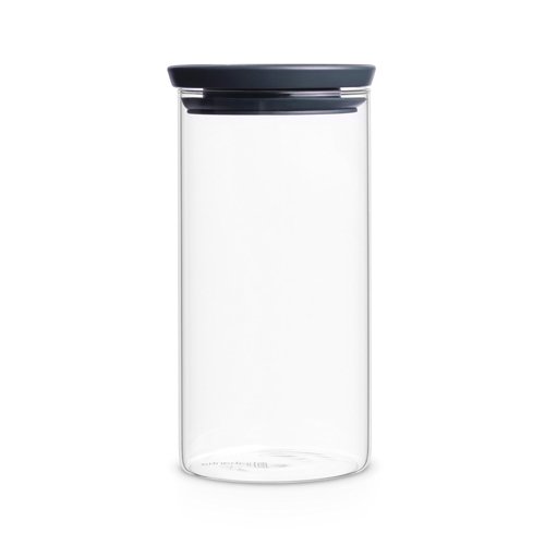 Brabantia 298264 Glasbehälter 1,1 L, dunkel grau