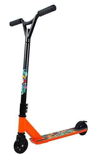 HAPTOO Stunt Scooter Kinder Kickscooter Orange