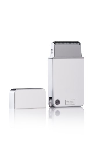 Trebs Akku-Rasierer mit ausklappbarem USB-Stecker und ultradünnem Scherkopf in hochwertiger Geschenkverpackung – ideal für unterwegs