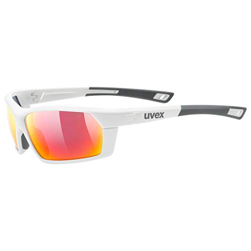 Uvex Erwachsene Sportstyle 225 Sportbrille, White mat, One Size