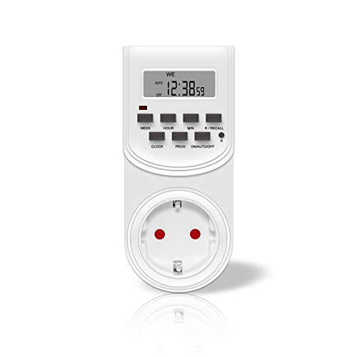 benon B2181 Zeitschaltuhr digital, LCD-Display, Kindersicherung - 3500W, bis zu 20 Programme