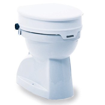 AQUATEC 90 Toilettensitz Erhöhung m. Deckel, Toilettenhilfen