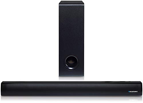BLAUPUNKT Soundbar mit Subwoofer LS 1825 HDMI ARC, TV Stereo Sound mit 60 Watt RMS und Bluetooth, Fernbedienung inkl. Batterien