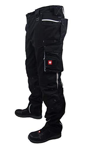 Engelbert Strauss Bundhose e.s.motion 2020 Schwarz anthrazit/platin (50)