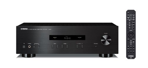 Yamaha A-S201 HiFi Stereo Verstrker mit Phono Eingang und 100 Watt je Kanal schwarz