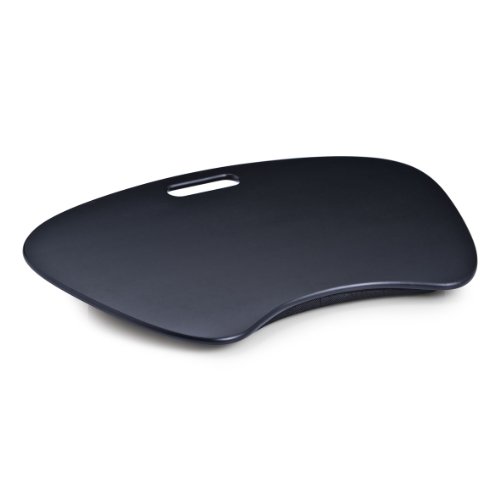 Zeller 13000 Laptop-Schoßtablett, MDF, 59 x 40 x 6 cm, schwarz