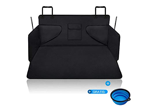 smartdogs Universelle Hundedecke für Rückbank / Kofferraumschutz Transportbeutel | Autoschondecke Hund, Schutzdecke | Kofferraummatte Hund – Hunde Autoschutz Seitenschutz wasserdicht waschbar