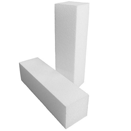 EuBeCos PREMIUM Schleifblock Buffer WEISS - 10 Stück (EU Produkt)