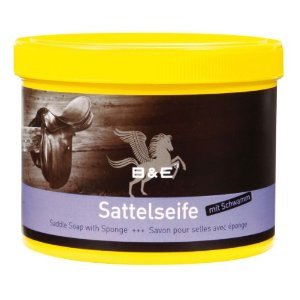 B & E Sattelseife mit Schwamm - 500 ml