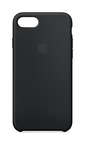 Apple Silikon Case (iPhone 8 / iPhone 7) - Schwarz