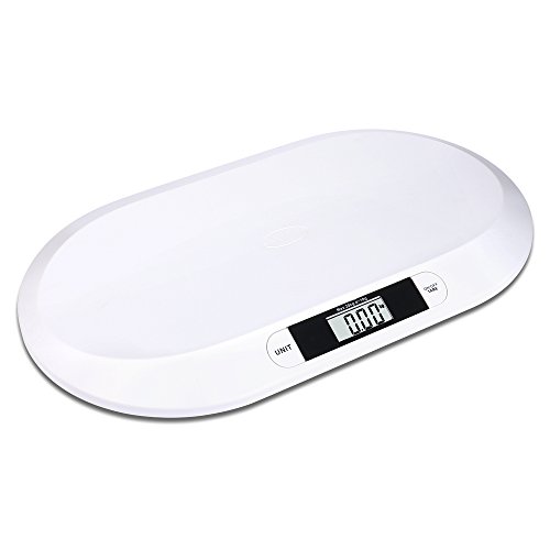S/O Babywaage flach digital bis 20kg Baby Waage Stillwaage Tierwaage Kinderwaage Säuglingswaage
