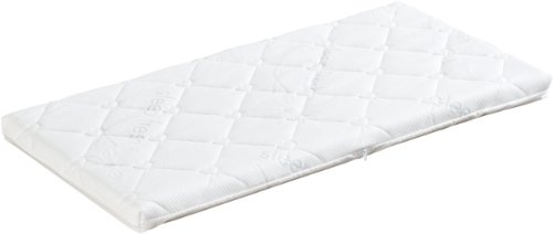 Träumeland T030531 Wiegenmatratze Sleep Fresh Softschaum mit vertikeln Belüftungskanälen, 50 x 100 cm