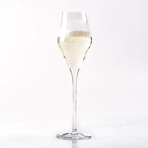 Topkapi 250.479 - Champagnerglas 'Josephine', bleifreies Kristallglas, Volumen 25 cl, Made in Germany, 6 Stück