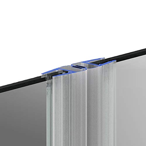 200cm M12 -- DUSCHDICHTUNG Magnetdichtung für 5mm/ 6mm/ 8mm Glasstärke Wasserabweiser Duschdichtung DPD Schwallschutz Duschkabine Magnetduschdichtung .one-bath