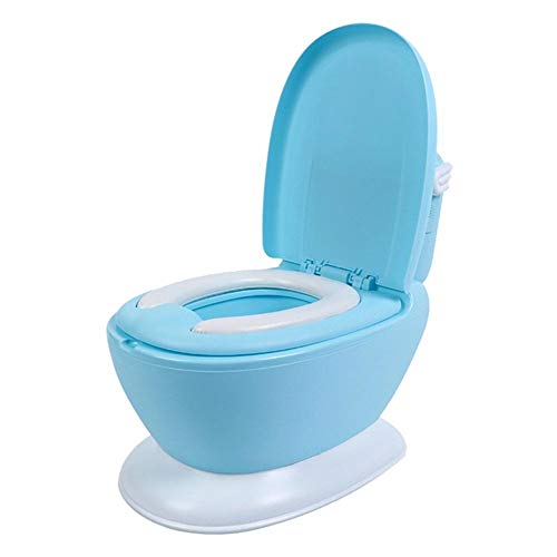 myonly Extra großer Kinder-Toilettentöpfchen für Kleinkinder, Baby-Töpfchen, Toilettentraining, Toilettentraining für Babys und Kleinkinder, für Mädchen und Jungen blau