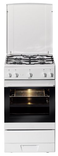 AMICA SHGG11159W Gasherd, Erdgas (20 mbar), Einhandzündung / weiß