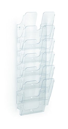 Durable 1700008401 Prospektspenderset (Flexiplus 6, A4, 247 x 745 x 100 mm) 1 Set, transparent